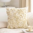 thumbnail image 1 of Chmadoxn Scandinavian Style Polyester Cotton Pillowcover Leaf Design 45x45x6cm, 1 of 6