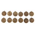 thumbnail image 2 of Esquirla 12 Pcs Horoscope Chinois Zodiaque Bronze Animaux Charmes Collier Amulette, 2 of 6