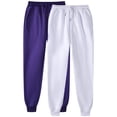 thumbnail image 1 of Pisexur 2PC Womens Sweatpants Solid Color Elastic High Waist Yoga Pants Casual Baggy Drawstring Workout Jogging Pants Oversized Straight Leg Sweatpants Plus Size Sweatpants with Pockets S-3XL, 1 of 2