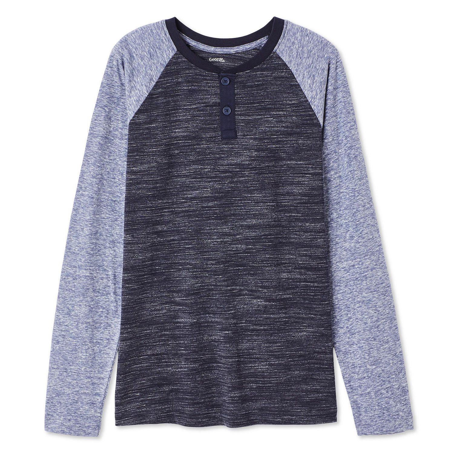 T-shirt henley à manches longues George pour garçons