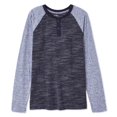 thumbnail image 1 of George Boys' Long Sleeve Henley Tee, 1 of 2