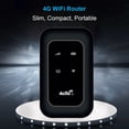 thumbnail image 3 of 4G LTE Mobile WiFi Hotspot, LED Smart Screen Display Multifunctional 150Mbps 4G Mobile WiFi Hotspot Support 10 Users Connections  for Car, 3 of 7