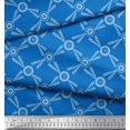 thumbnail image 2 of Soimoi Modal Satin Fabric Dots & Circle Geometric Print Fabric by the Yard 42 Inch Wide, 2 of 5