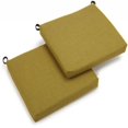 thumbnail image 1 of Coussin de Chaise en Polyester Filé de 20 Po sur 19 Po (Ensemble de Deux) - Avocat, 1 of 1