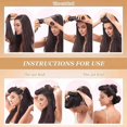 thumbnail image 3 of JP Soft Satin Heatless Hair Curler for Women - Overnight No - Heat Styling Rods, Sleep - In Curls for All Hair Types（3PCS, Coffee）, 3 of 6