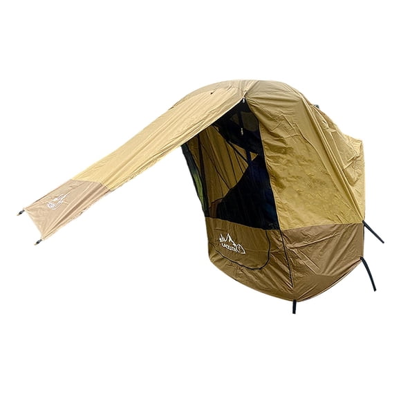 Tent Outdoor Canopy Car Tail Extension Awning Brown for SUV Trunk
