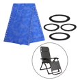 thumbnail image 4 of serony recliner Replacement Fabric Waterproof Replacement Fabric for Lawn Back Yard Blue Flower + Rope, 4 of 7