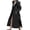 Black, variant on RKSTN Puffer Jacket Womens Winter Fashion Lengthened and Thickened Hooded Winter Jacket Temperament Windproof Warm Down Jacket