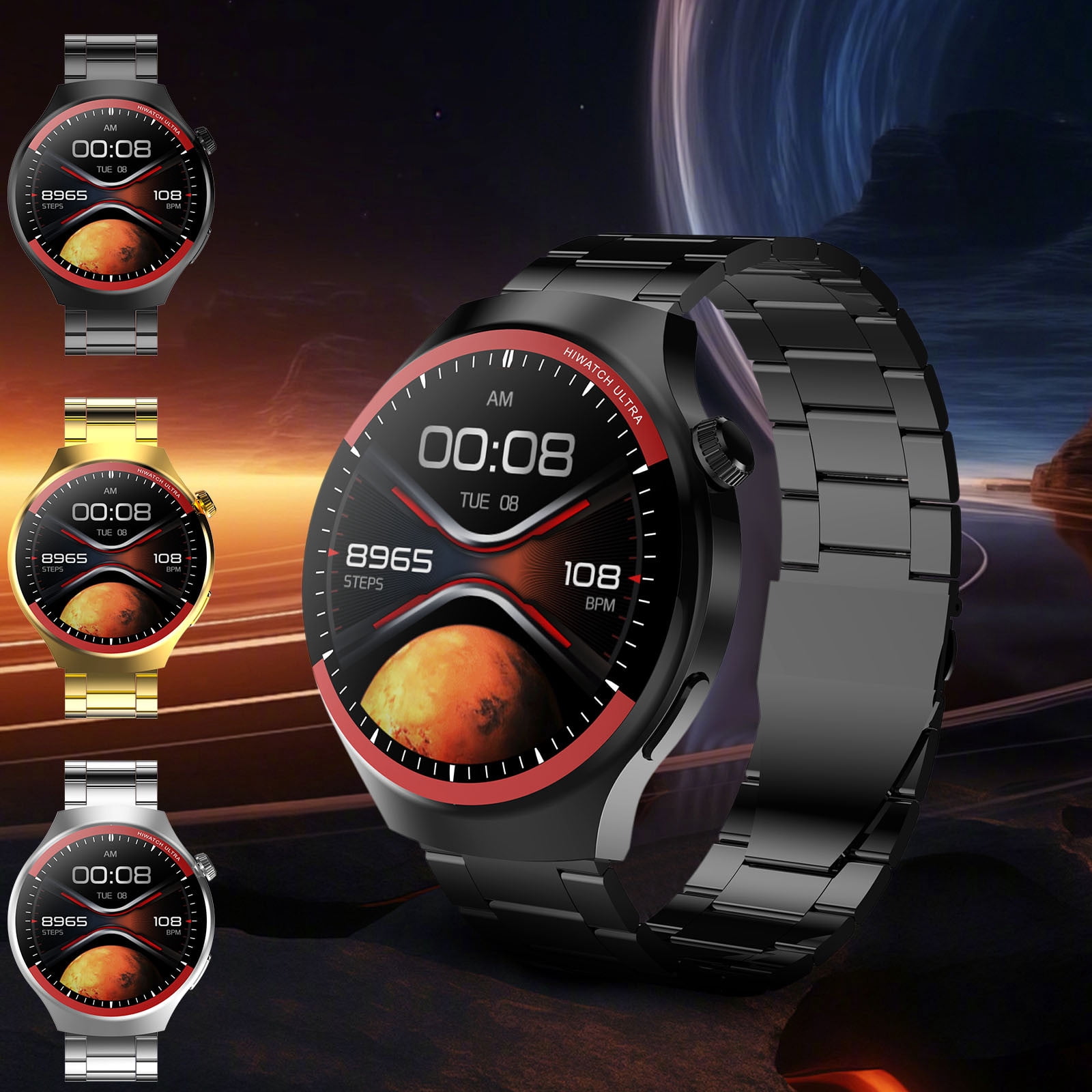 Smart Watch under $5! CQCYD Smart Watch with Bluetooth Calling, 24-Hour Health Monitor Fitness Tracker, 1.5 Inch LED Smartwatch for Android iOS, Sports Watch with Heart Rate Sleep Monitor