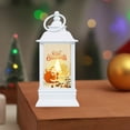 thumbnail image 4 of Night Light Lamp Christmas Four-Corner Lantern with Customizable Patterns Festive Decoration Light Portable Candle Lamp Decorative Candle Lanterns, 4 of 6