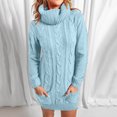 thumbnail image 2 of FVWITLYH Robes de Soirée pour Femmes Robe Mini Sexy Sans Manches Vêtement Robe de Fête à Bretelles Bleue,L, 2 of 5