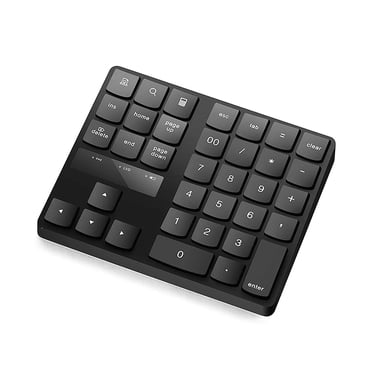 Clavier Numérique Sans Fil 2,4 g 35 Touches Clavier Numérique USB Clavier de Chargement USB pour Ordinateur Portable PC