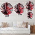 thumbnail image 4 of Designart Fractal 3D Profondément au Milieu horloge murale, 4 of 4