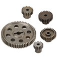 thumbnail image 2 of Differential Main Metal Spur Gear,, Pratical 5pcs Anti-rust 64T Main Gear,  For HSP For RedCat 1/10 RC Cars Truck Accessory RC Truck Accessory, 2 of 8