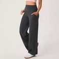 thumbnail image 2 of cfhntfmh Joggers pour Femmes à Cordon Taille Haute Extensibles Bas Resserré Pantalons avec Poches pour Entraînement Course, 2 of 6