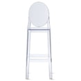 thumbnail image 2 of Heavenly Collections Modern Transparent Acrylic Counter Stool for Kitchen and Bar, 1 Count, Ghost Style, 2 of 9