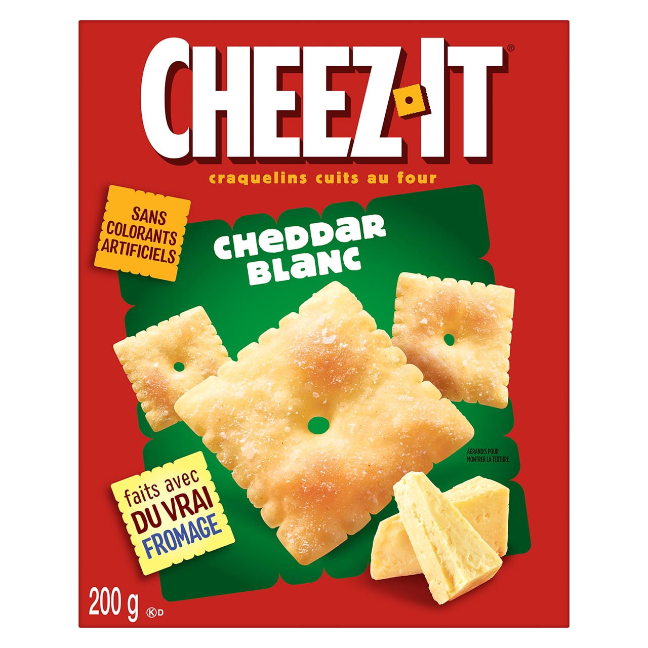 Craquelins Cheez-It* Cheddar Blanc 200 g