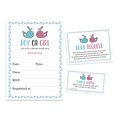 thumbnail image 1 of Inkdotpot Set Of 30Gender Reveal Baby Shower Invitations-Diaper Raffle Tickets And Baby Shower Book Request Cards Its a Boy Its a girl Invites, 1 of 8