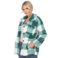 thumbnail image 2 of White Mark Women's Plaid Shacket, 2 of 6