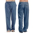 thumbnail image 4 of Faithtur Women´s Drawstring Pants, Summer Elastic Waist Solid Color Loose Lounge Pants with Pockets, 4 of 6