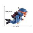 thumbnail image 2 of Blue Guy Diver Ornament For Aquarium Fish Tank Diving Man Sculpture, 2 of 7