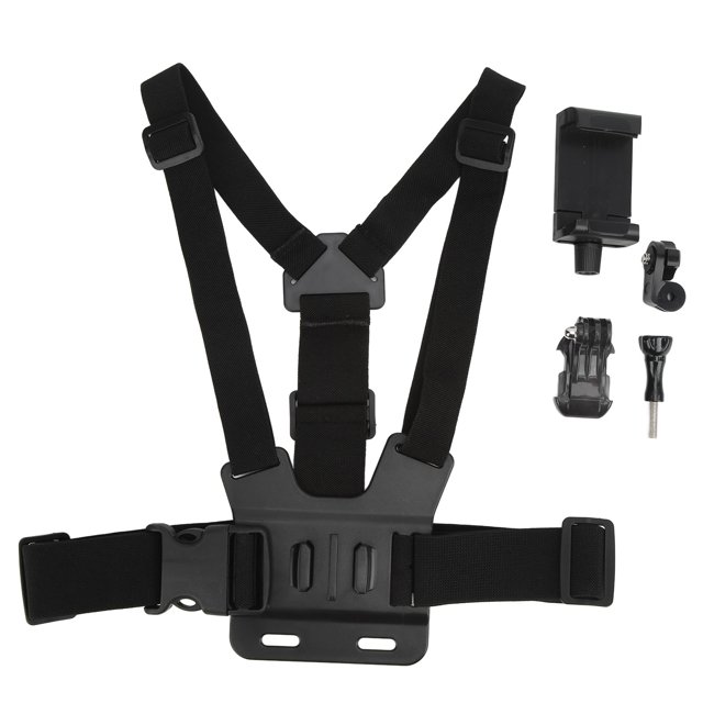 ANGGREK Harnais de Montage pour Selfie, Harnais de Montage pour Coffre, Sangle de Montage pour Cellulaire, Angle Réglable pour Diffusion en Direct, Conduite, Caméra D\'action