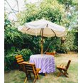 thumbnail image 2 of Vargottam Nappe d'Intérieur/extérieur 58 pouces avec trou de parapluie et Nappe imperméable à glissièreCouvre-tables pour table d'arrière-cour - Lavande, 2 of 7