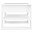 thumbnail image 2 of vidaXL Coffee Table White 55.5x55x45 cm Engineered Wood, 2 of 4