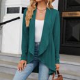 thumbnail image 4 of CEHVOM Cardigan Veste à Manches Longues Ample de Couleur pour Femmes en Liquidation, 4 of 7