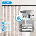 thumbnail image 4 of Shower Curtain Rod - Adjustable Tension Spring Shower Curtain Rod Tension Premium Stainless Steel -Slip No Drilling No Rust for Bathroom, 4 of 7