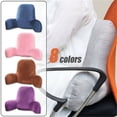 thumbnail image 5 of Mefallenssiah Plush Big Backrest Reading Rest Pillow Lumbar Support Chair Cushion with Arms, 5 of 5