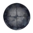 thumbnail image 5 of Connor Pouf Rond Bohème en Cuir Véritable Bleu Marine Vieilli, 5 of 5