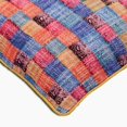 thumbnail image 2 of The HomeCentric Decorative Pillow Covers, Decorative Orange Pack of 2, 22x22 inch (55x55 cm) Throw Pillows For Couch, Burlap Checkered Cushion Cover, Checkered Pattern Modern Style Easter - Hue Check, 2 of 4