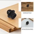 thumbnail image 3 of AMERTEER 2 Pcs E26 Light Sockets Black Medium Screw Base Retro Lamp Holder Replacement Diy Making Light Bulbs Socket Covers Pendant Lamp Holder For Home, 3 of 8