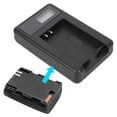 thumbnail image 3 of Portable Battery Charger SEIVI  E12  Camera Battery LCD Charging Display USB Intelligent Desktop Chargers For   100D   M   M2   M10 Single Slot, 3 of 8