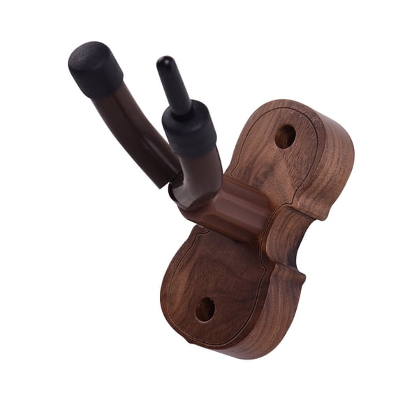 MesaSe Support Mural Violon Violon Violon Violon Cintre Crochet avec Support Nœud Base en Bois Coussin en Caoutchouc