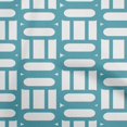 thumbnail image 1 of oneOone Rayon Turquoise Green Fabric Geometric Fabric For Sewing Printed Craft Fabric By The Yard 56 Inch Wide, 1 of 4