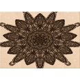 thumbnail image 1 of Ahgly Company Tapis d'Intérieur Lavables en Machine, Rectangle de Transition de Nuit Rouge, 3' x 5', 1 of 7