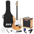 thumbnail image 1 of LyxPro Beginner 39” Electric Guitar & Electric Guitar Accessories, Natural, 1 of 7