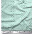 thumbnail image 1 of Soimoi Moss Georgette Fabric Triangle & Spoon Kitchen Fabric Prints by Yard 42 Inch Wide, 1 of 3