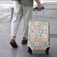 thumbnail image 3 of Travel Luggage Cover Suitcase Protector Fits 18-32 Inch Luggage Wheel Covers Patterned Travel Related Items Flower Luggage Protector Elastic Luggage Anti-scratch Suitcase Cover S, 3 of 5