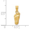 thumbnail image 2 of Charme Pied en Or Jaune 14K, 2 of 2