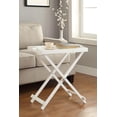 thumbnail image 3 of Table Pliante à Plateau avec Fini Blanc, 3 of 4