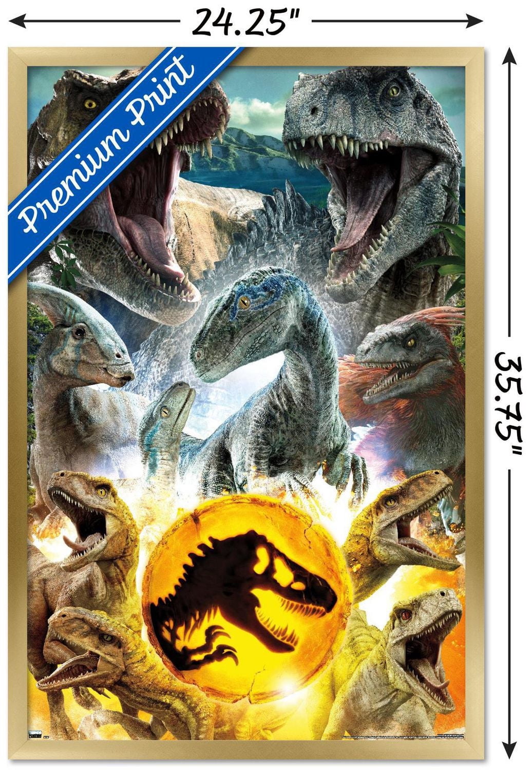 Jurassic World: Dominion - Group Wall Poster, 22.375" x 34"