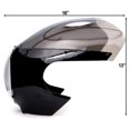 thumbnail image 4 of Krator JBM-6003-2 5.75 in. Motorcycle Headlight Fairing Screen Retro Cafe Racer Drag, Black & Smoke, 4 of 6