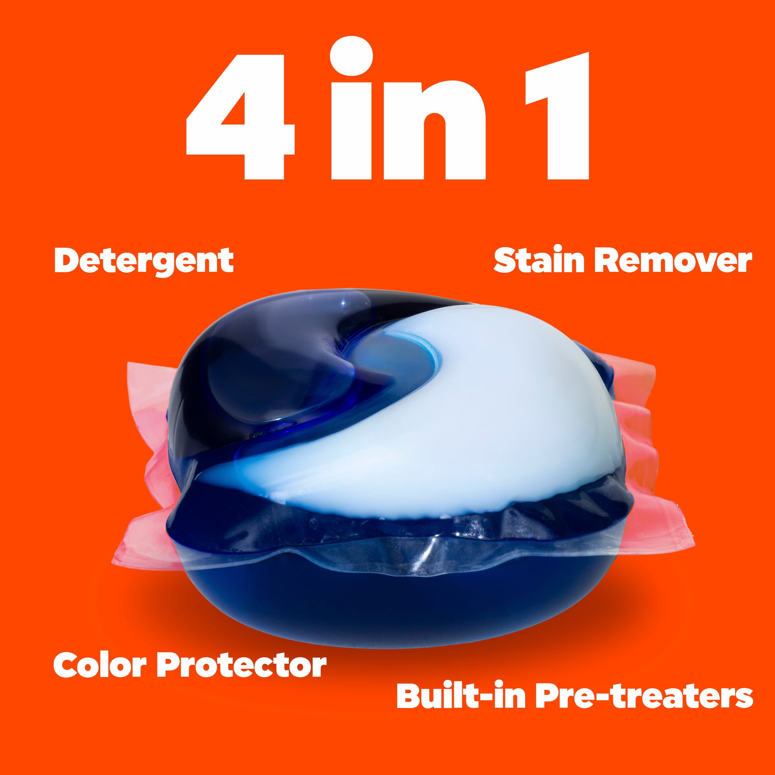 Capsules de détergent à lessive Tide PODS avec un soupçon de détergent Downy 4 en 1, 57 unités, détachant, fraîcheur, douceur, protecteur de tissu, compatible avec les laveuses HE