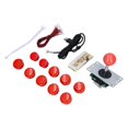 thumbnail image 3 of Joystick DIY Kit,  Delay Easy To Install  Game DIY Kit Parts Wide Application  for MAME for Fight Stick for PC Game Green,Blue,Red,White,Yellow,Black,Mixed Color, 3 of 7