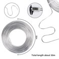 thumbnail image 2 of Fil d'Aluminium 30m 2mm mm Adapté pour Bijoux et Artisanat, 2 of 5