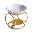 thumbnail image 2 of Luzkey Diffuseur d'Arômes Moderne avec Cadre en Fer pour Lampes à Huile, Réchauffeurs d'Huile Parfumée, Brûleurs de Fusion, pour Salon, Méditation, Spa et Maison. Or, 2 of 8