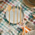 thumbnail image 5 of TIMIFIS Camping Tableware Wheats Straw Knife, Fork and Spoon Three-Piece Set, Camping Out Convenient Tableware Set, Children's Tableware Gifts Camping & Hiking, 5 of 5